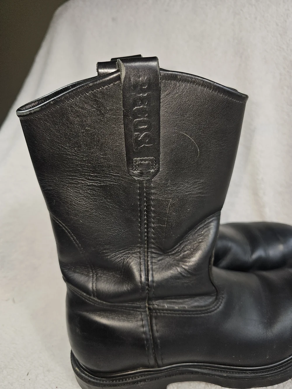 Red Wing Boots Pecos Boots Leather  Black Size 9.5. - Picture 6 of 13